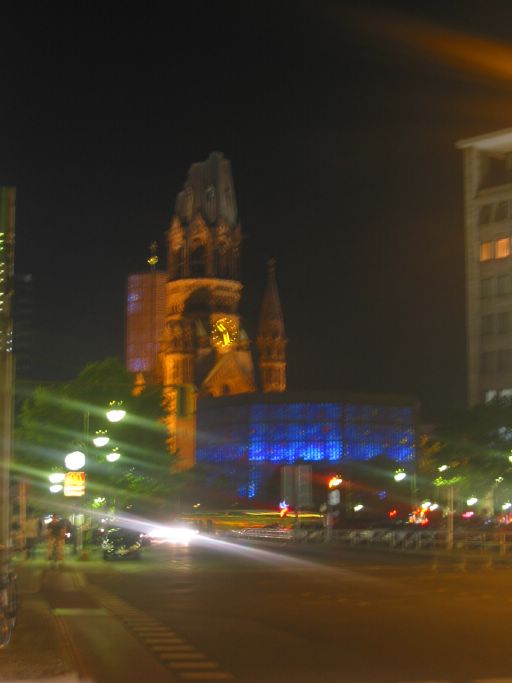 Arrivee le soir a Berlin